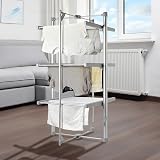 BARGAINS-GALORE 3 Tier Electric Clothes Airer 220W Heated Drying Rack view 2