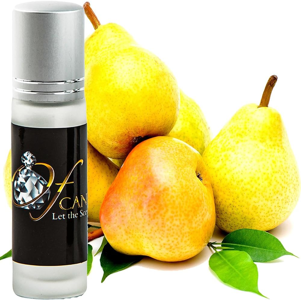 FRENCH PEARS Perfume Roll On Fragrance Oil 2 x 10ml VEGAN & CRUELTY FREE