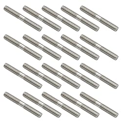 20 Pieces Stainless Steel Double End Threaded Stud