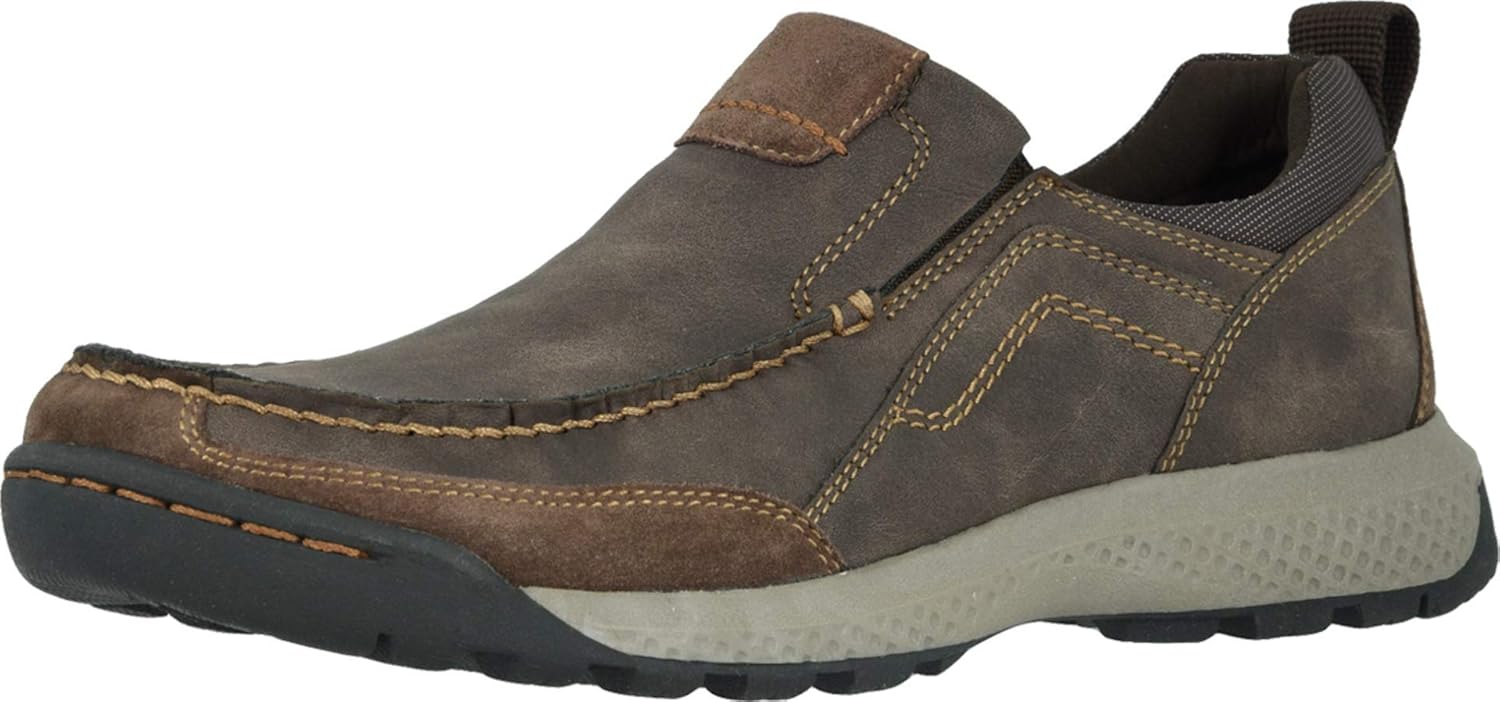 Buy dockers Mens Albright Rugged Casual Slipon Shoe, Dark Brown, 10 M