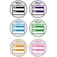 60 PCS Blue "Next Service Due" Static Cling Labels - 2x2 Inch Oil Change Reminder Stickers