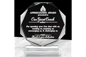 MAMAGIFTREE Appreciation Gifts for Coach, Baseball Basketball Soccer Football Cheer Softball Coach Gifts, Award Plaque 5.7 * 5.1 Inch