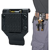 MELOTOUGH Magnetic Tool Holder Strong Magnetic Belt Clip for Screws,Nails,Wrench,Hammer,Pliers,Screwdriver,Trowel,Sockets - F