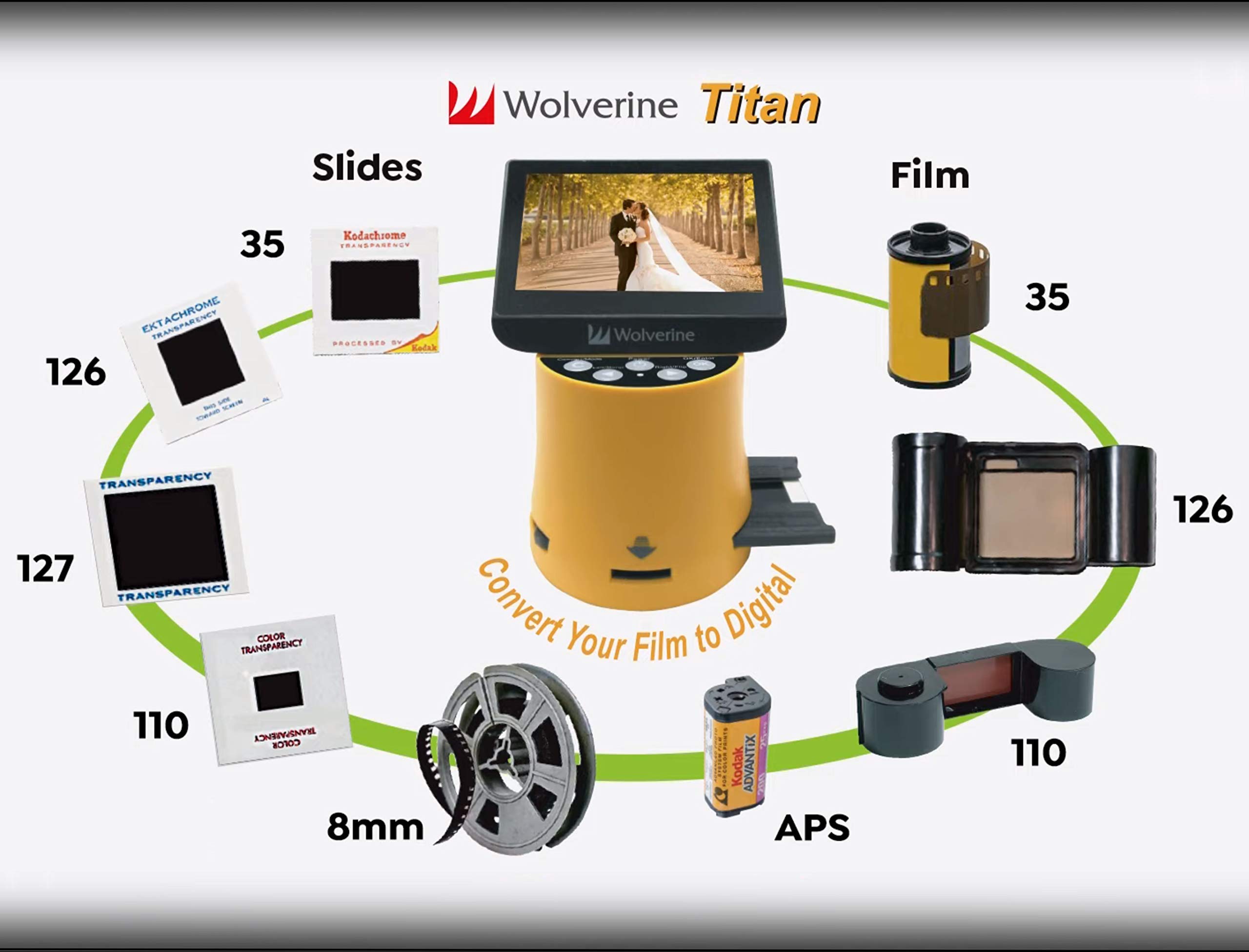 Wolverine Titan 8-in-1 Film to Digital Converter
