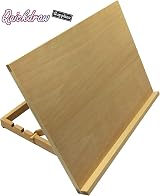 Quickdraw A3 Art & Craft Workstation Wooden Desktop Easel, Beech Wood view 3