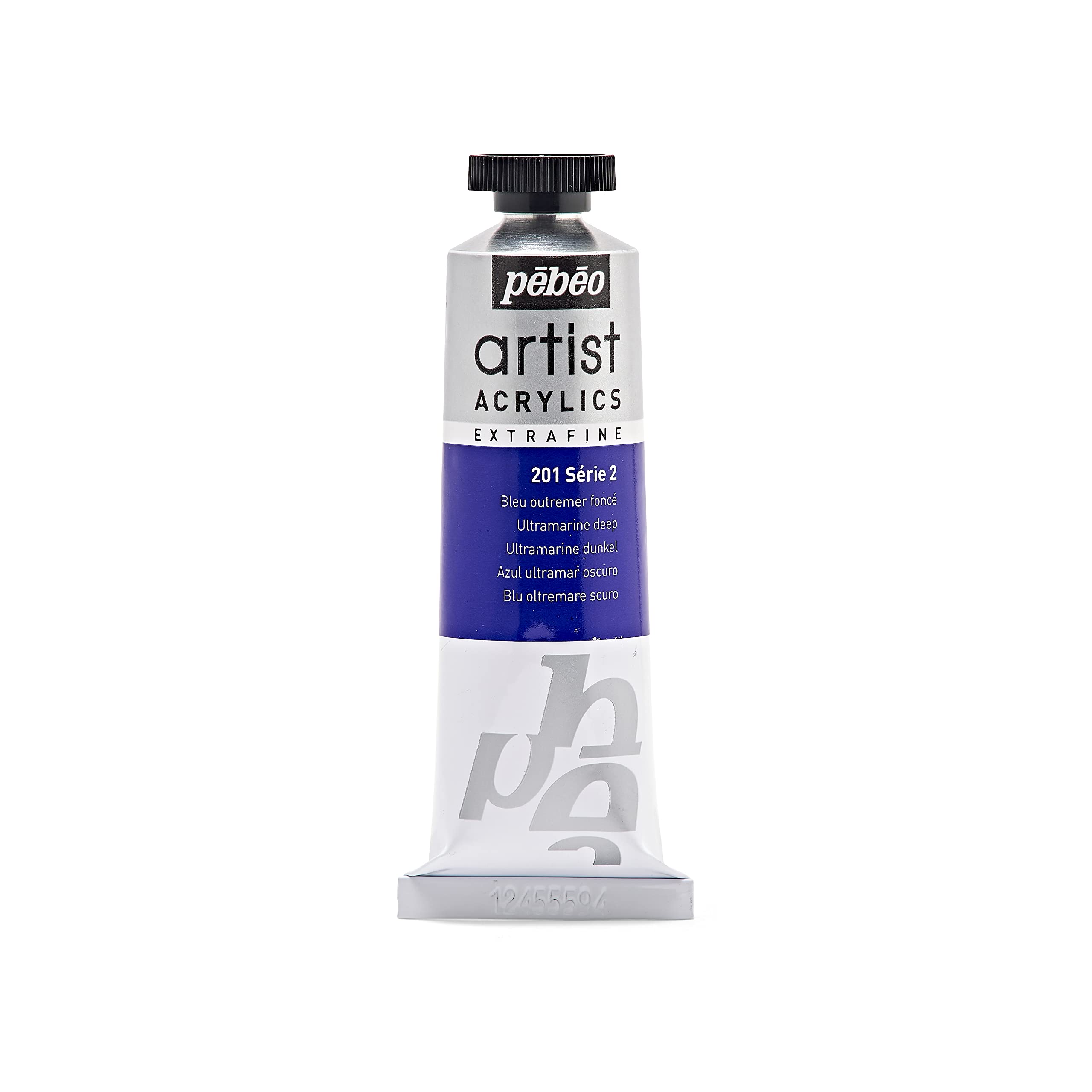 Pebeo 37 ml Artist Acrylics, Deep Ultramarine Blue