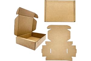 Small Corrugated Boxes 6x4x2.2 inch Tiny Recyclable Cardboard Mailing Box for Storage and Shipping 20 Pack