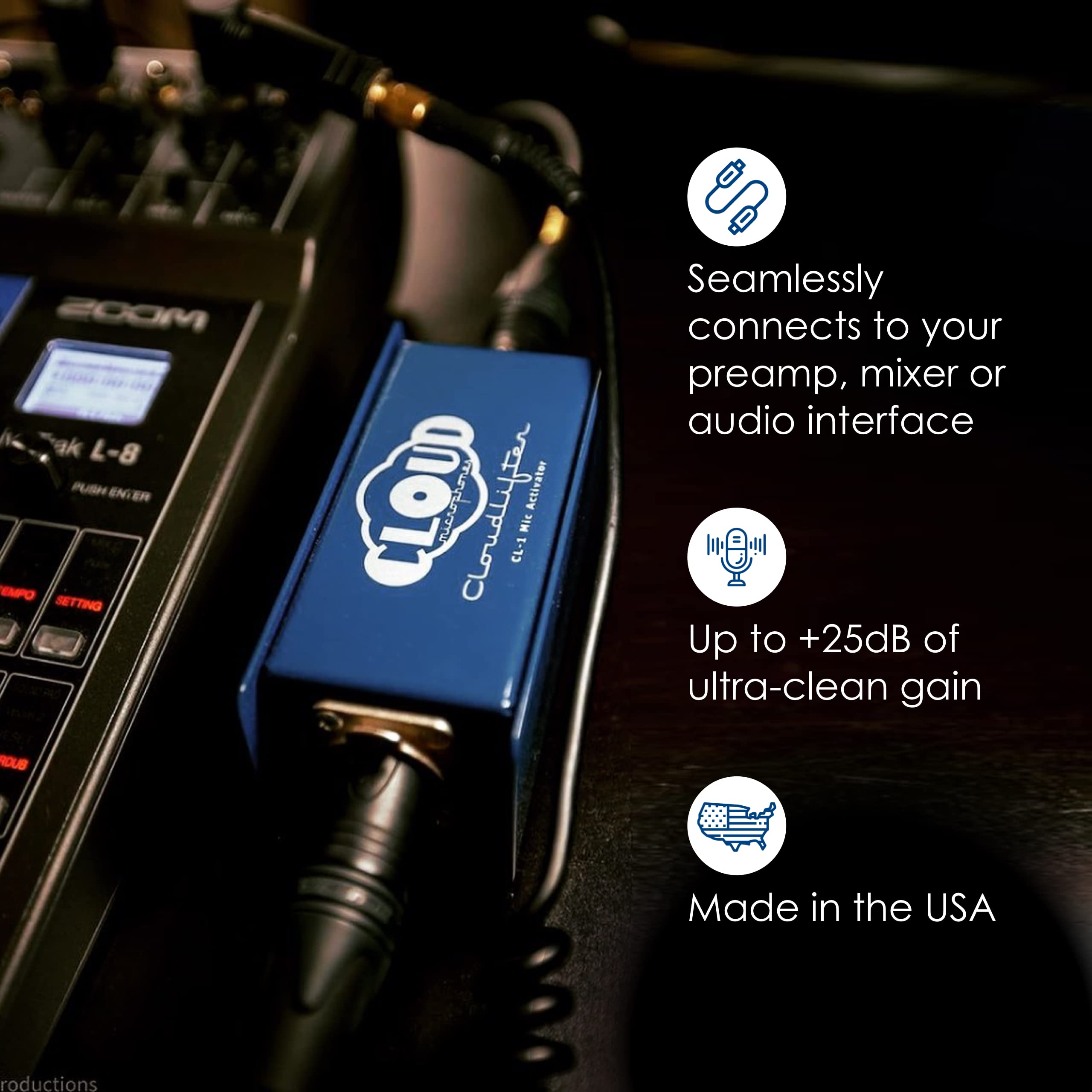 Cloud Microphones Cloudlifter CL1 Mic Activator UltraClean