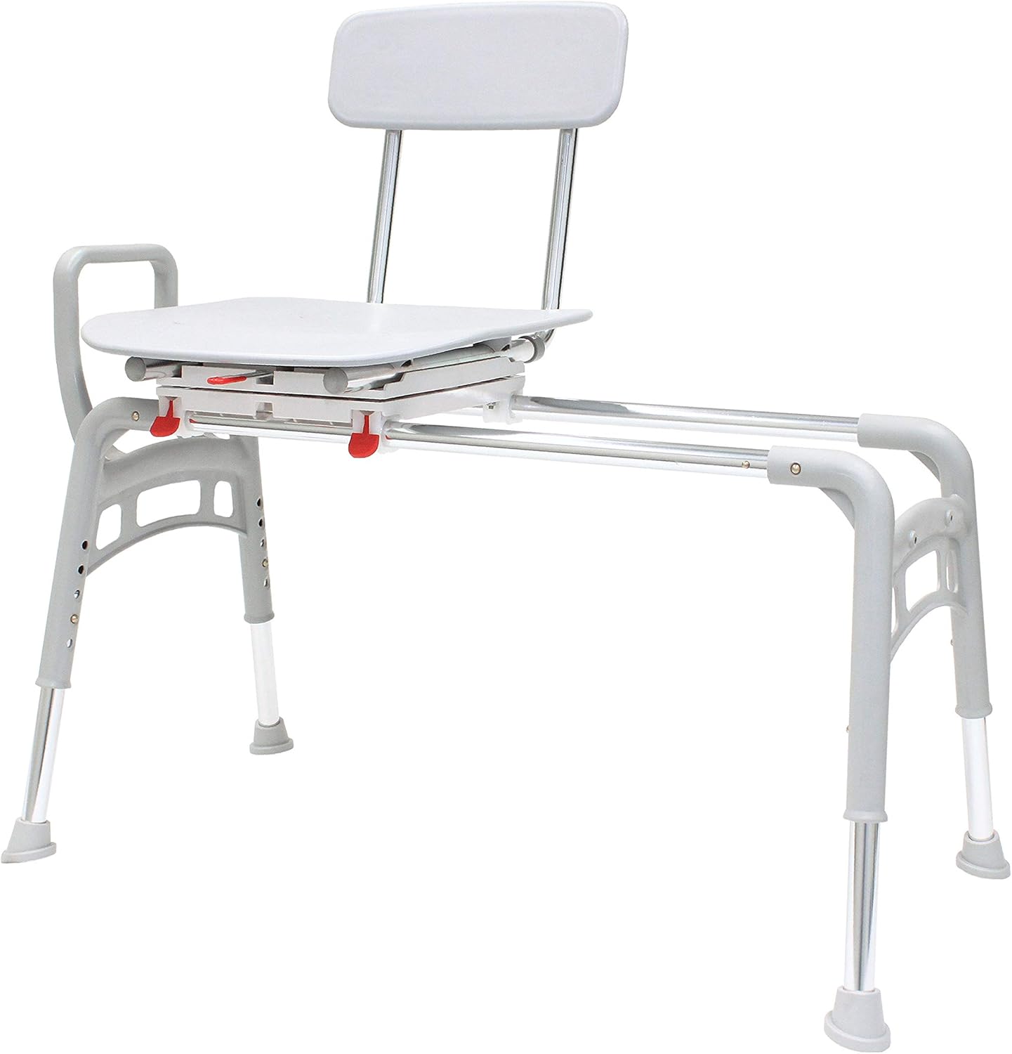 Eagle Health Ergo Swiveling Sliding Bathtub Transfer Bench & Shower Chair Reg. (78668), Safe, Patented, Comfortable, Tool-Less Assembly, Height Adjustable: Health & Personal Care