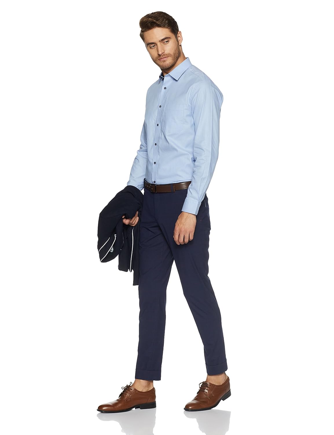 louis philippe men's formal shirt