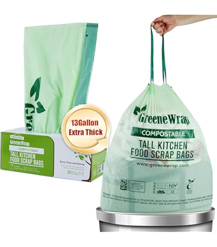 Compost Bags Small S 6400 HB4860-85 Certified Compostable Bag