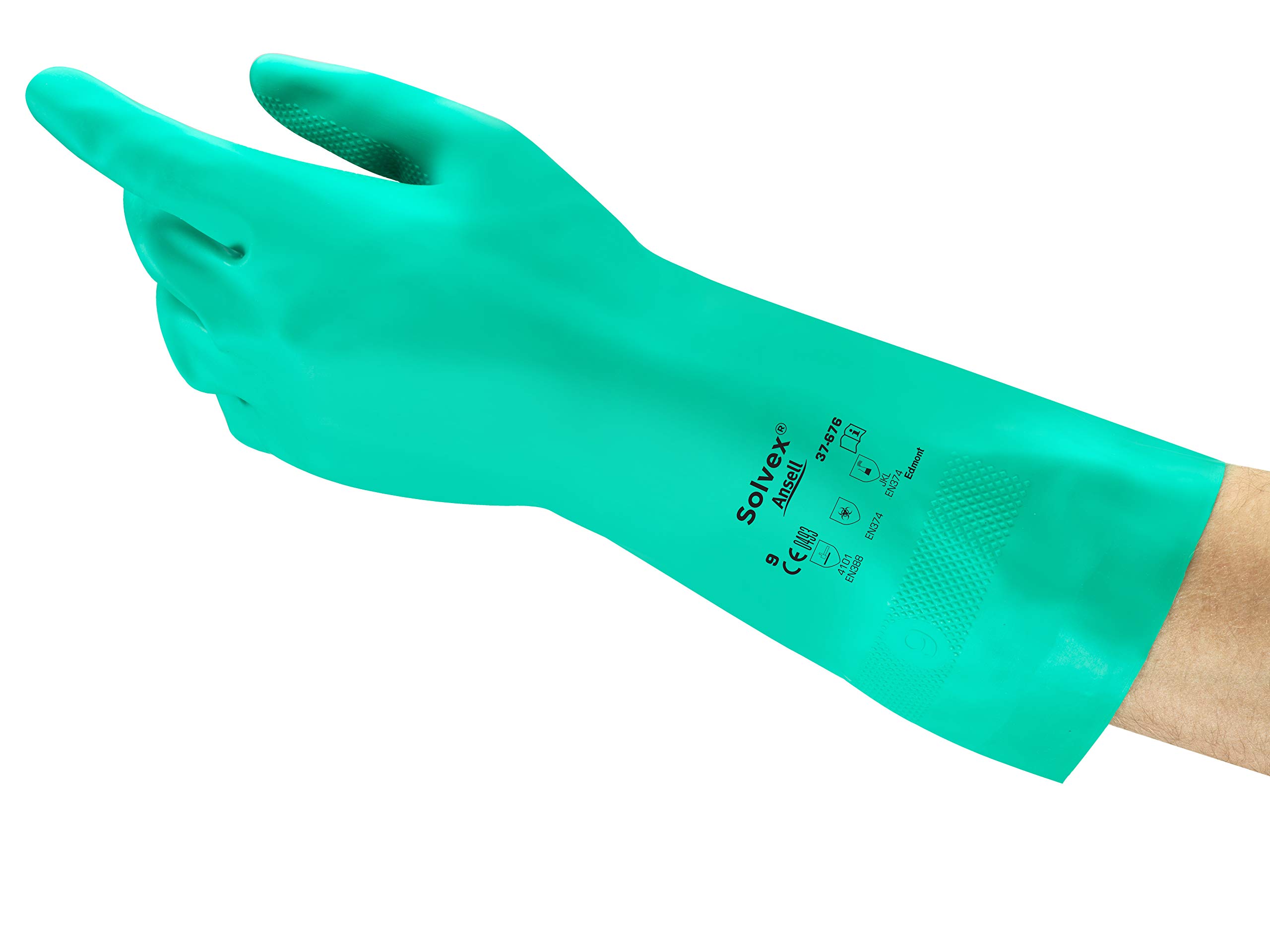 Ansell Unisex Gloves, Green, 8 (M)