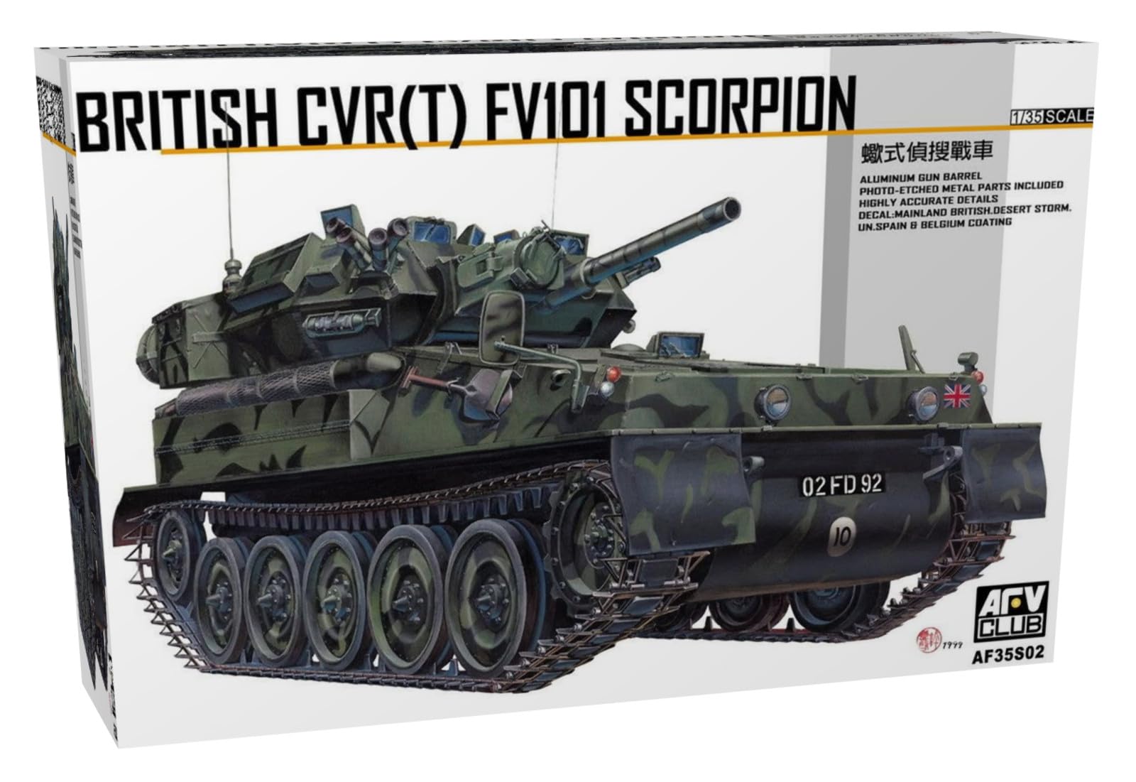 AFV Club Scorpion CVR(T) FV101 1:35 35S02 Plastic Kit