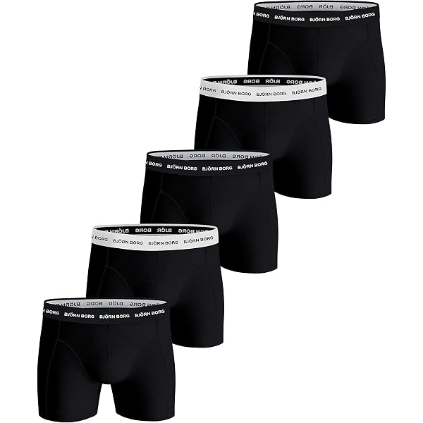 Lot De 3 Boxers Sport Björn Borg - Microfibre évacue Transpiration, Séchage Rapide - Pour Entraînement, Running, Gym