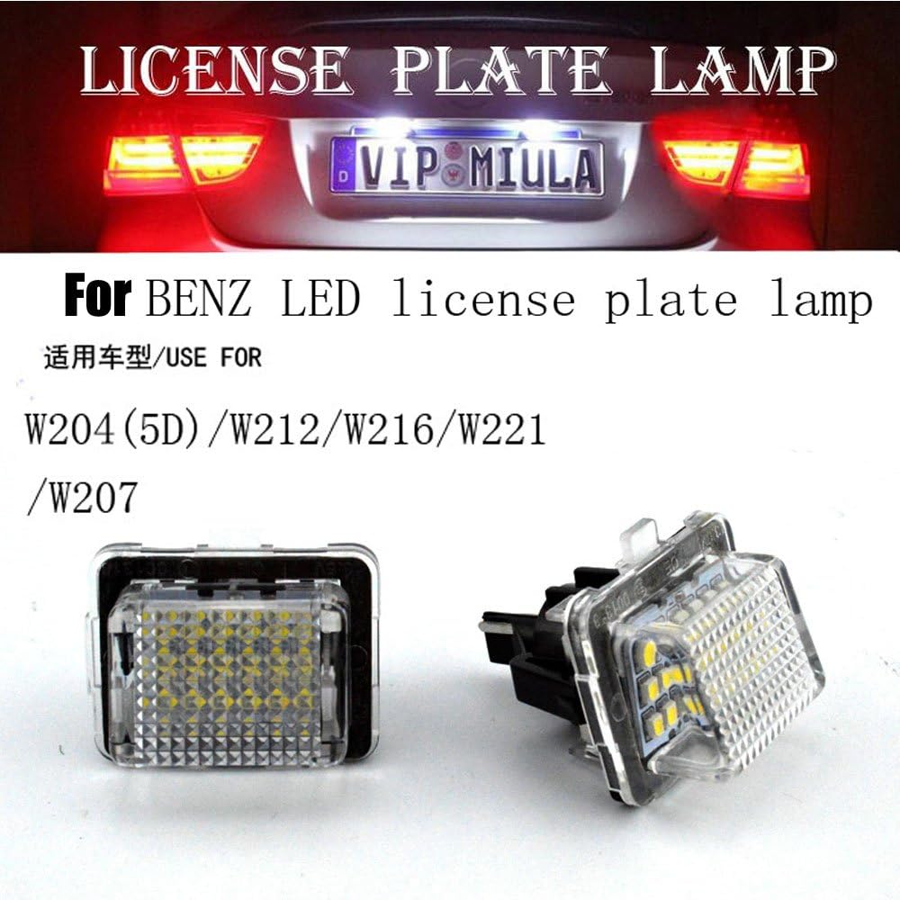 light above license plate