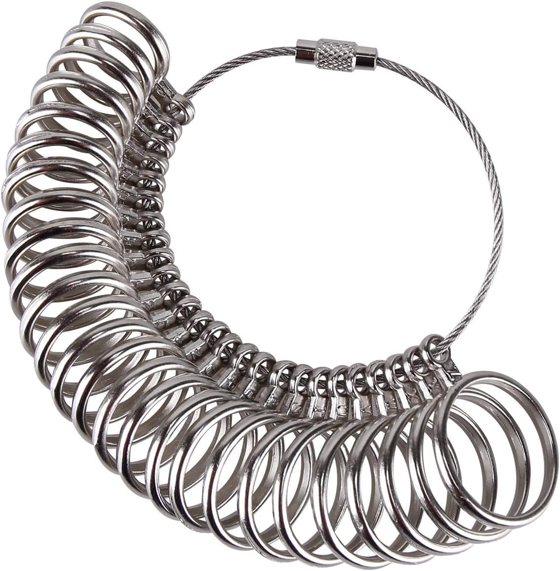 DoGeek Ring Sizer Measurement Scales Tools for Measuring Rings Diameters Finger Sizing Tools UK Sizes A-Z