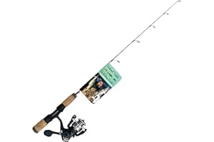 Tailored Tackle Ice Fishing Rod Reel Combo 28 in. Medium Light Fast Action Multi-Species Ice Fishing Pole Walleye Perch Panfi