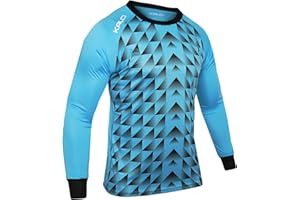 Kalci Soccer Goalkeeper Jersey | Elbow Padded Goalkeeper Shirt Adult/Youth | Long Sleeve Goalie Jersey for Men/Women/Boys