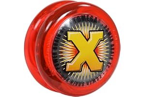 Yomega Power Brain XP yoyo - Includes Synchronized Clutch and a Smart Switch which enables Players to Choose Between auto-Return and Manual Styles of Play + Extra 2 Strings (red)