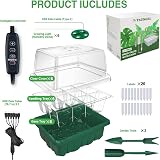 YAUNGEL Seed Trays with Grow Light 6 Pack Propagator with Timer view 7