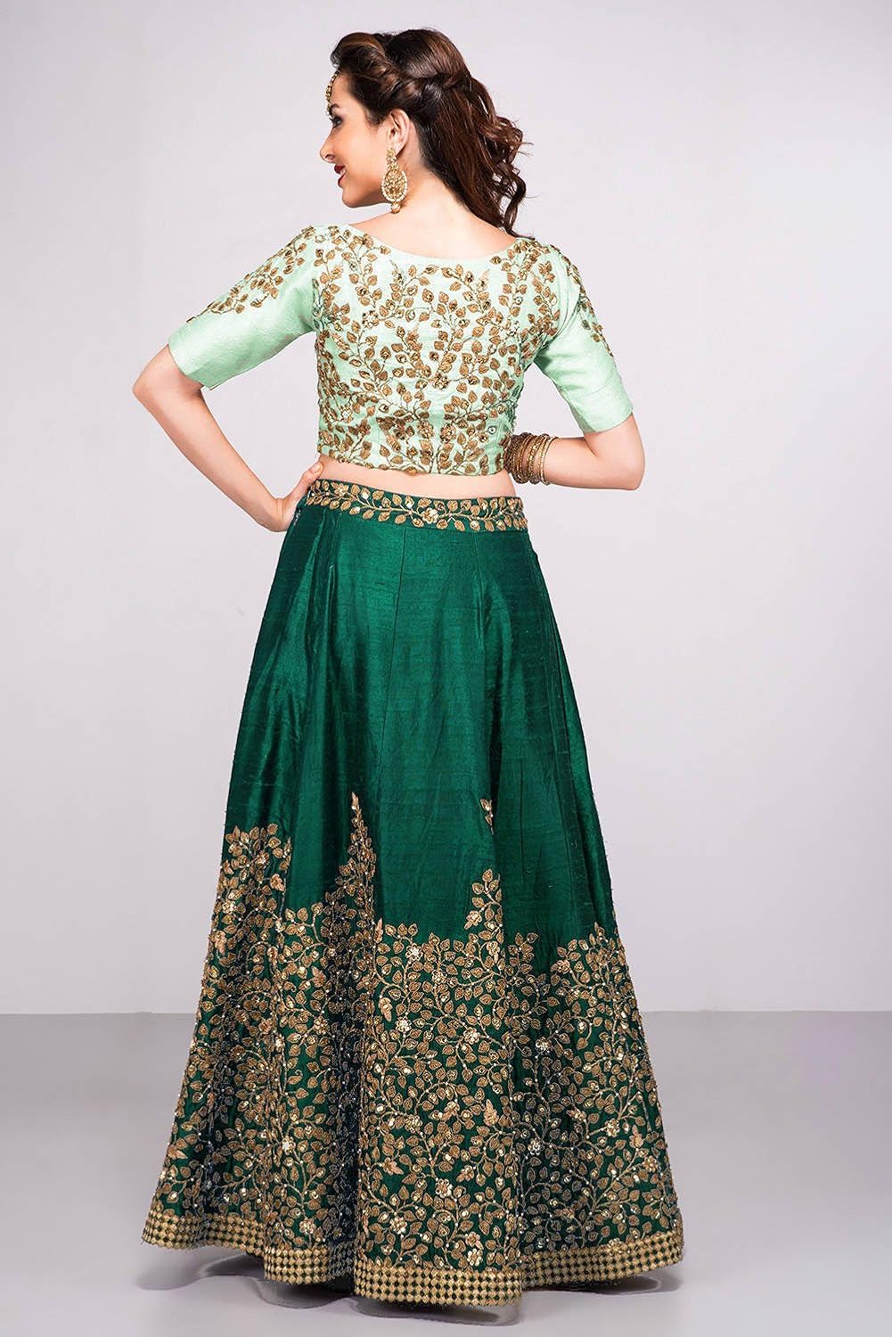 zeel clothing women's silk dress material