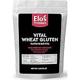 Elo’s Premium Vital Wheat Gluten (1lb) | High Protein, Non-GMO, Vegan | Perfect for Keto and Kosher Friendly | 100% Grown in 