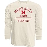 Blue 84 NCAA Unisex-Adult NCAA Officially Licensed Long Sleeve T-Shirt Ivory Dyed Ringspun
