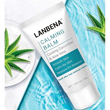 Amazon Com Sensitive Calming Balm Cream Body Hair Removal Cream