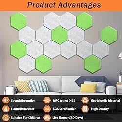 DEKIRU Self Adhesive Soundproof Foam Panels 18