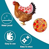 lasuroa 3pcs Chicken Saddle Waterproof Hen Apron Poultry Feather Protector Vest view 5