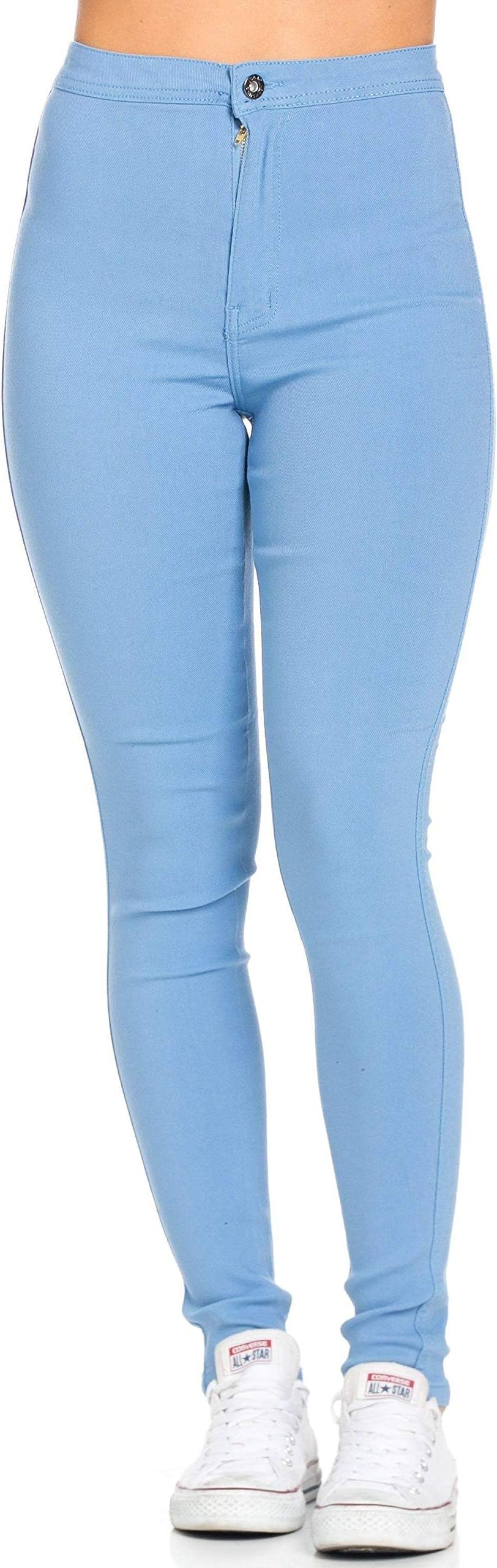 SOHO GLAM Super High Waisted Stretchy Skinny Jeans for Women (S-3XL)
