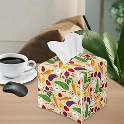 Talayituse Vegetables Fruits Pattern Tissue Box