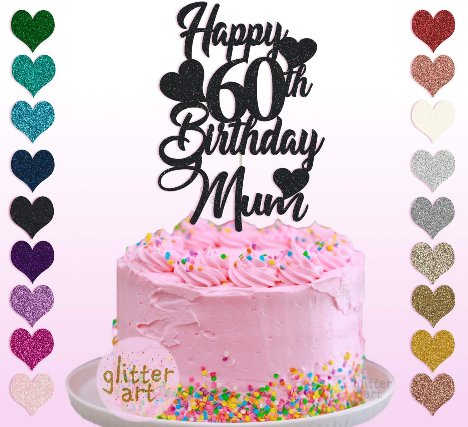 60th birthday cake mum