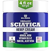 Sciatica cream - Premium Sciatica Cream - Fast Absorption & Maximum Relief - 4 oz Large Value Pack - Made in the USA