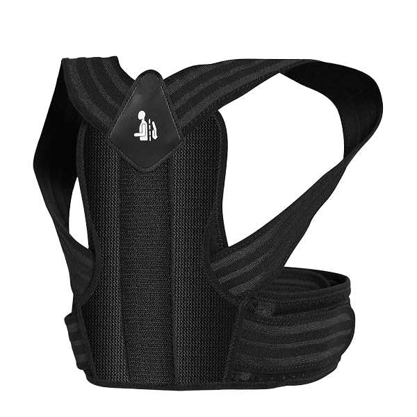 DEZIYUA POSTURE CORRECTOR BACK BRACE FOR WOMEN AND MEN, SHOULDER STRAIGHTENER, ADJUSTABLE BACK SUPPORT BRACE, BACK PAIN RELIEF – SLOUCHING, SCOLIOSIS, HUNCHBACK, HUMP, THORACIC, SPINE ALIGNMENT – WITH ADJUSTABLE SHOULDER STRAPS, POSTURE SUPPORT. POSTURE CORRECTOR BACK BRACE – S (UNDERBUST 25”-31”)