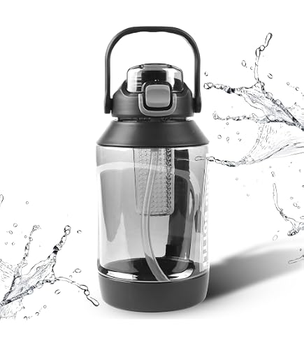 Boldfit 1 Liter Stainless Steel Water Bottle - Leakproof, Rust-Free, Keeps Drinks Hot Or Cold, With Handle For Gym, Office, Travel