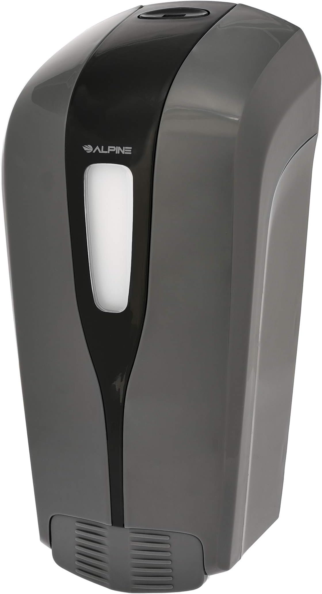 Alpine IndustriesManual Aspen Soap Dispenser - ADA Approved Durable Wall Sanitizer/Lotion One Hand Pump for Commercial Bathroom Kitchen Home & Office,Gray