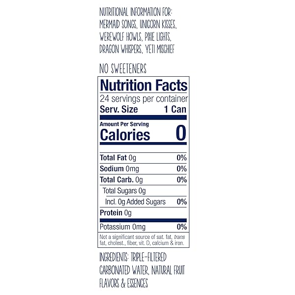 POLAR SELTZER JR VARIETY PACK, 7.5 FL OZ CANS, PACK OF 24 SIX FLAVORS, MINI CANS, NO SUGAR, NO SWEETENERS