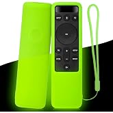 Luminous Green Silicone Case for Vizio 5.1 2.1 Home Theater D21 Remote | Cover for D21-H D51-H D512-H D510-H D20 Remote Shockproof Washable Anti-lost Remote Cover with Lanyard (Glow Green)