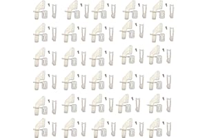 Skrnrhrery Nylon Control Horn, 30pcs Four-Hole Rudder Angle, with U-Clips and Screws, is Used for The Control Horn kit of KT Model Aircraft Such as Rudder and aileron.