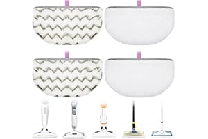 NXPPYY 1940 1806 for Bissell Steam Mop Pads Replacement Compatible with Bissell Powerfresh Steam Mop 1544 1440 2075A 2685A Series, Models 19402 19404 19408 19409 1940A 1940F 1940Q 1940T 1940W B0006 B0017