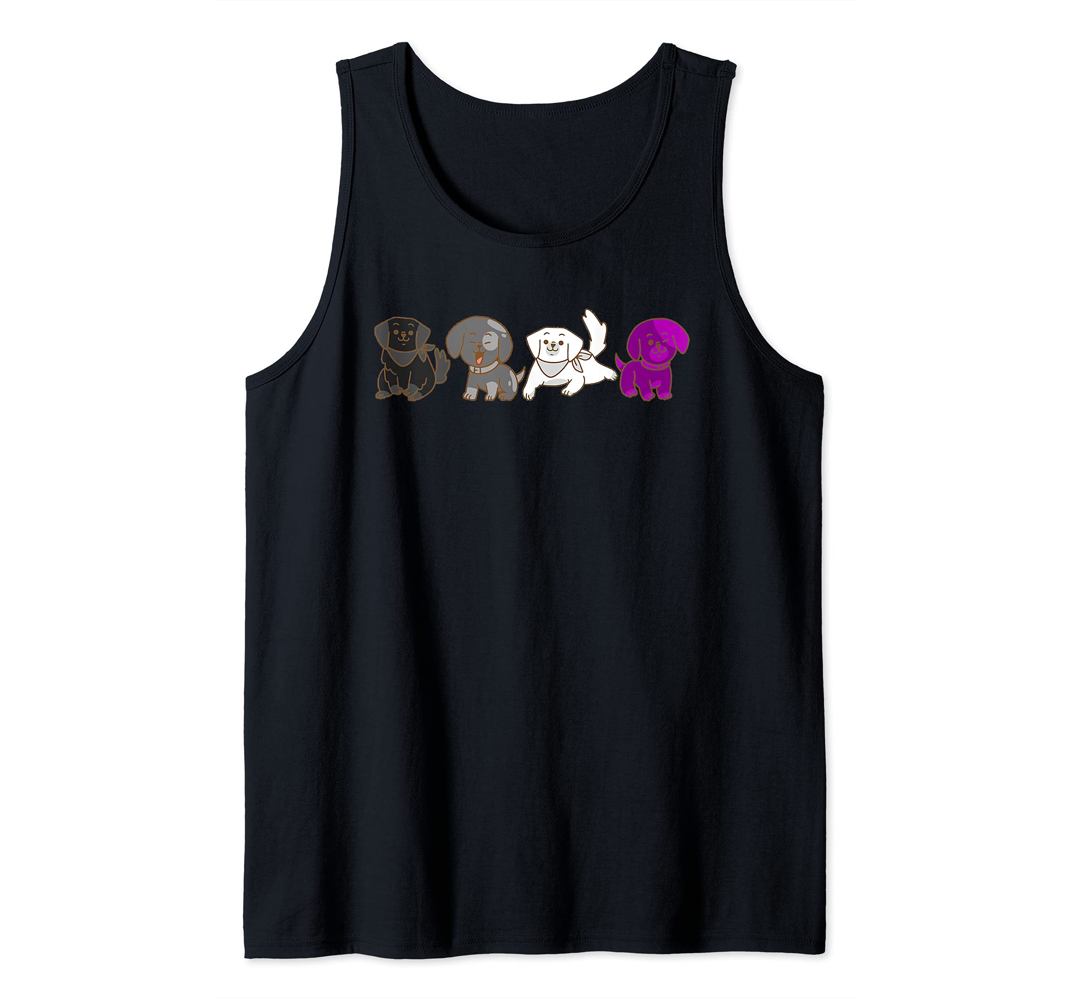 Asexual Dogs LGBTQ Tank Top