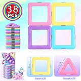 MOOKCUY Magnetic Building Blocks Set 38 Pcs Educational STEM Toys view 5