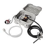 AmazonCommercial Heavy Duty Diesel Fuel Box Transfer Pump Kit Portable 10GPM/40LPM Electric Self-Priming DC 12V Includes Alli