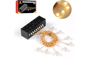 JMBricklayer LED Light Kit Building Blocks Set, 2x6 Light Up Bricks with Light-Sensing Mode, DIY Lighting Accessories Decoration Toys Compatible with Major Brands