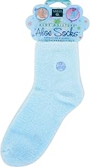 Earth Therapeutics Aloe Socks Blue, 1 Pair