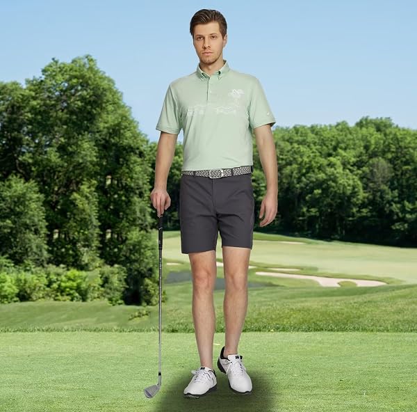 ROUEN POLO SHIRTS FOR MEN DRY FIT SHORT SLEEVE PERFORMANCE POLYESTER ATHLETIC CASUAL COLLARED GOLF SHIRTS FOR MEN