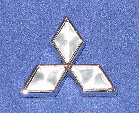 Amazon 三菱車両用補修品スリーダイヤマーク S エンブレム 車 バイク