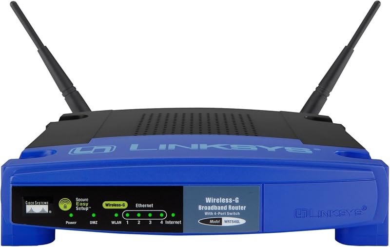 Linksys WRT54GL Wireless-G Broadband Router 54Mbps 4-Port Ethernet Network