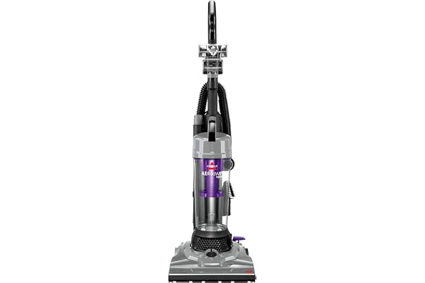 BISSELL AeroSwift Turbo Compact Upright Vacuum Cleaner, Cyclonic Dirt Separation, Built-in Lifetime Filter, TurboBrush Tool,